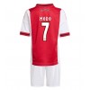 Ajax Raul Moro #7 Hjemmedraktsett Barn 2025-26 Kortermet (+ korte bukser)